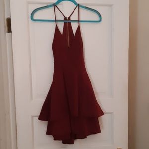 Sexy Lace Back Cocktail Dress